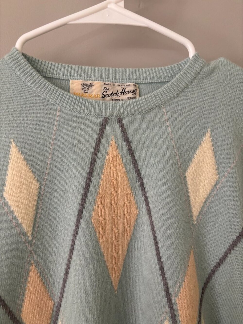 Vintage Braemar for The Scotch House 100% Cashmere Sweater - Picture 4 of 8